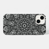 iPhone 11 Mandala Ster met kleur Hoesje (Achterkant horizontaal)