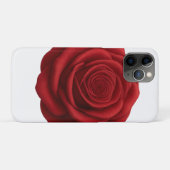 iPhone 11 Pro Hoesje - Rode Roos Bloem (Achterkant (horizontaal))