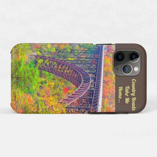 Iphone 11 Pro Hoesje West Virginia Country Road (Achterkant (horizontaal))