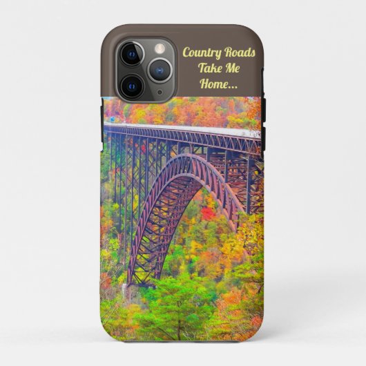 Iphone 11 Pro Hoesje West Virginia Country Road (Achterkant)