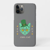 iPhone 11 Pro Hoesjes Cool Cat (Achterkant)
