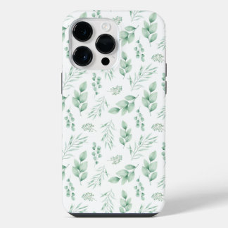 iPhone 11 Pro Max groene bladeren patroon hoes iPhone 14 Pro Max Hoesje