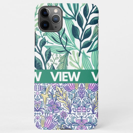 iPhone 11 Pro Max hoesje bloempatroon iPhone 11Pro Max Hoesje (Achterkant)