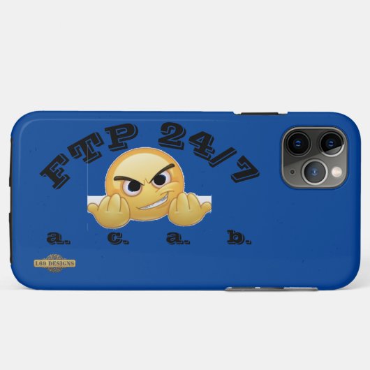 iPhone 11 Pro Max Hoesje "FTP 24/7" (Achterkant (horizontaal))