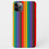 iPhone 11 Pro Max regenboogpatroon iPhone Hoesje (Achterkant)