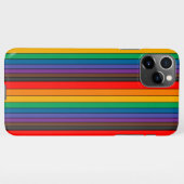 iPhone 11 Pro Max regenboogpatroon iPhone Hoesje (Achterkant horizontaal)