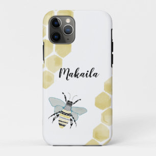 Iphone 11 Pro Zen Doodle Bee Hoesje