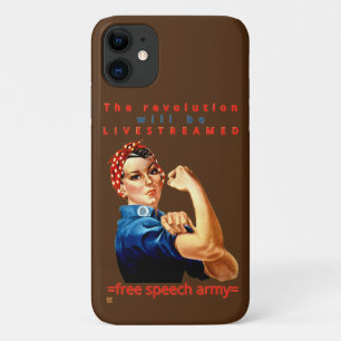 iPhone 11 telefoongeval "DE REVOLUTIE..." Case-Mate iPhone Case