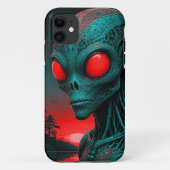 iPhone 11 telefoonhoesje met buitenaards thema Case-Mate iPhone Case (Achterkant)