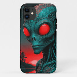 iPhone 11 telefoonhoesje met buitenaards thema Case-Mate iPhone Case