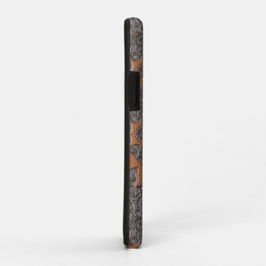 iPhone 11Pro Hoesje met Brocade in reliëf (Achterkant/rechts)