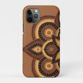 iPhone 11Pro Hoesje Tribal geometrisch patroon (Achterkant)