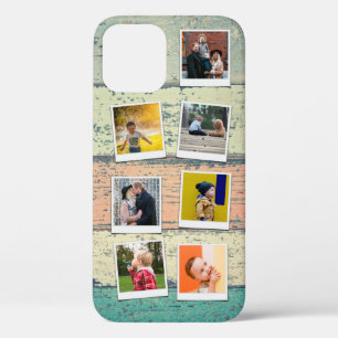 iPhone 12 7 Foto-Collage  houten planken Case-Mate iPhone Case