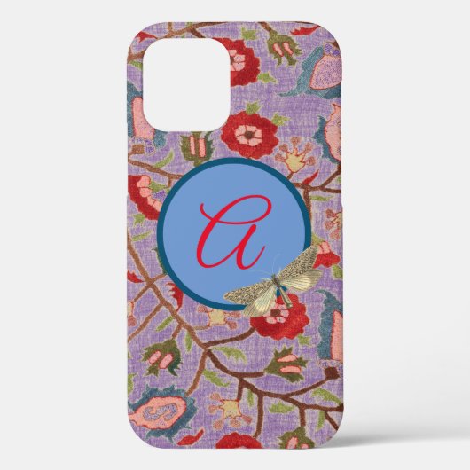 iPhone 12 CASE MATE William Morris CUSTOM INITIAAL (Achterkant)