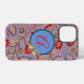 iPhone 12 CASE MATE William Morris CUSTOM INITIAAL Hoesje (Achterkant horizontaal)