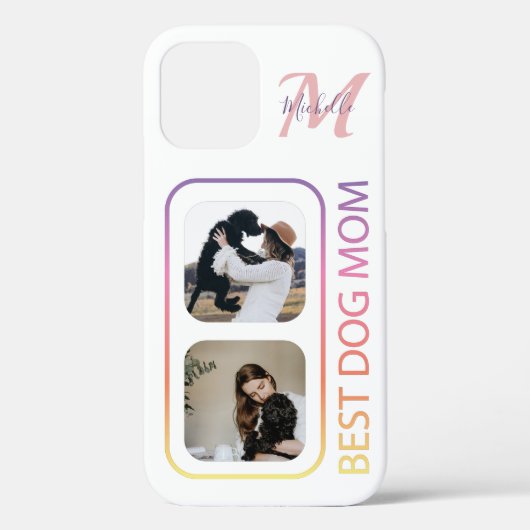 iPhone 12 Fotosjabloon Beste Hond Mama Case-Mate iPhone Case (Achterkant)