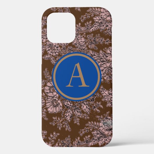 iPhone 12 HOESJE ANTIQUE KANTEN PATROON CASE MATE (Achterkant)