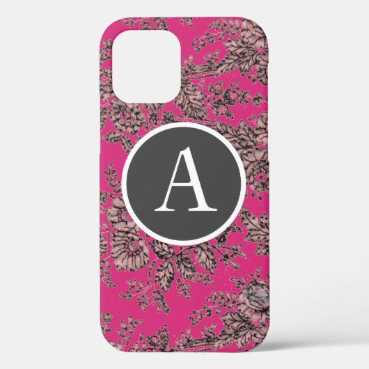 iPhone 12 HOESJE ANTIQUE KANTEN PATROON CASE MATE (Achterkant)