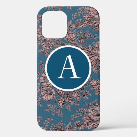 iPhone 12 HOESJE ANTIQUE KANTEN PATROON CASE MATE (Achterkant)