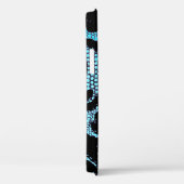 IPHONE 12 HOESJE MATE ANTIEKE KANT AANGEPASTE INIT (Achterkant / Rechts)