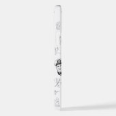 iPhone 12 hoesje met Art Hofmann lineart (Rechterkant)