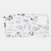 iPhone 12 hoesje met Art Hofmann lineart iPhone Hoesje (Achterkant horizontaal)