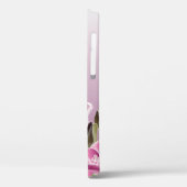 iPhone 12 Hoesje - Monogram en waterverf diepvriez (Achterkant / Links)