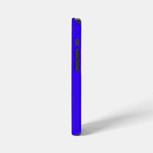 iPhone 12 Mini Hoesje Blauw Glanzend iPhone Hoesje (Linkerkant)