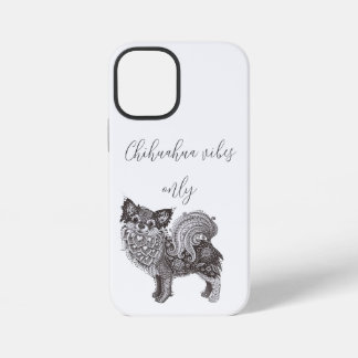 iPhone 12 Mini Hoesje Chihuahua vibes