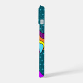 iPhone 12 Mini stevige hoes, Glanzend 15 Case (Linkerkant)