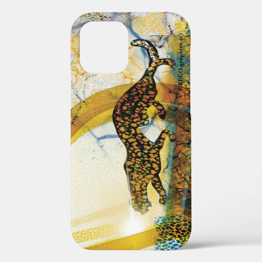 iPhone 12 Pro - een hoesje van de vredegod Jaguar. (Achterkant)