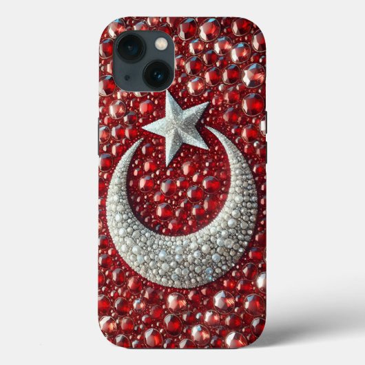 iPhone 13 Case-Mate met Turkse kleuren Case (Achterkant)