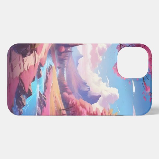 iPhone 13 dunne Hoesje, glanzend iPhone Hoesje (Achterkant horizontaal)