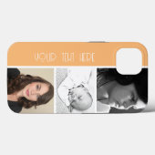 iPhone 13 fotosjabloon perzik je eigen telefoon Case-Mate iPhone Case (Achterkant (horizontaal))