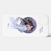 iPhone 13 hoesje Alphonse Mucha Art Nouveau (Achterkant (horizontaal))