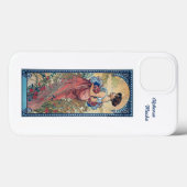iPhone 13 hoesje Alphonse Mucha Art Nouveau (Achterkant (horizontaal))