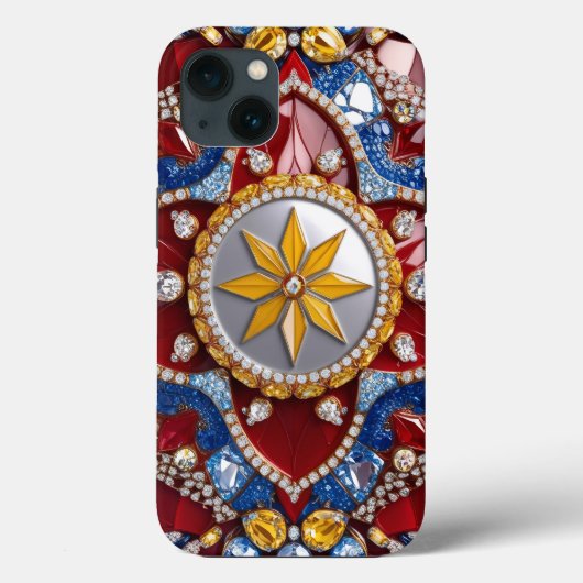 iPhone 13 Hoesje-Mate met Colombia Kleuren Case-Mate iPhone Case (Achterkant)