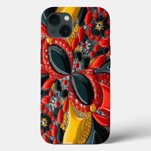 iPhone 13 Hoesje-Mate met Duitsland Kleuren Case-Mate iPhone Case (Achterkant)