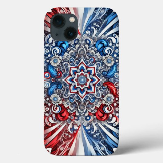 iPhone 13 Hoesje-Mate met Franse kleuren Case-Mate iPhone Case (Achterkant)
