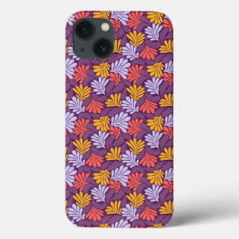 iPhone 13 Hoesje met Retro Bloemenpatroon