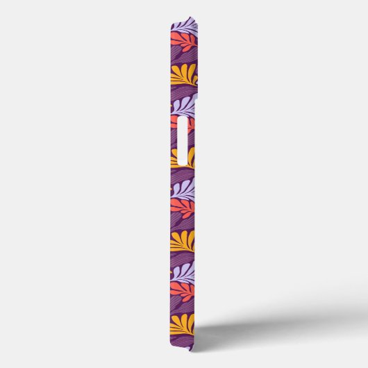 iPhone 13 Hoesje met Retro Bloemenpatroon (Achterkant / Rechts)