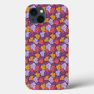 iPhone 13 Hoesje met Retro Bloemmotief