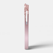 IPhone 13 Hoesje roze diamanten (Achterkant / Links)