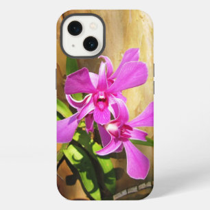 iPhone 13 Hoesje roze orchideeën