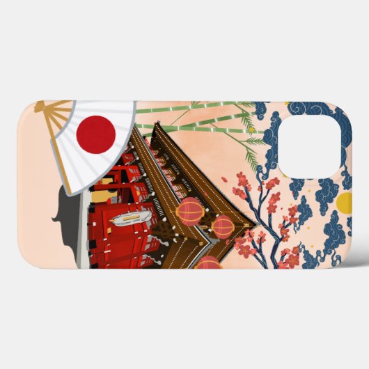 iPhone 13 Hoesje – Traditionele Japanse kunst (Achterkant (horizontaal))