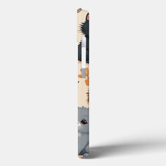 iPhone 13 Hoesjes Schattige kittenpatroon (Achterkant / Links)