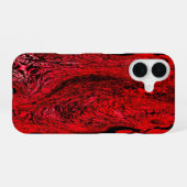 iPhone 13 Mince Case, Brillante - Red Vortex 16 Hoesje (Achterkant horizontaal)