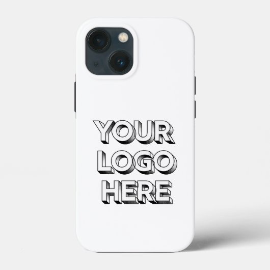 iPhone 13 Mini Hoezen Uw Logo Hier (Achterkant)