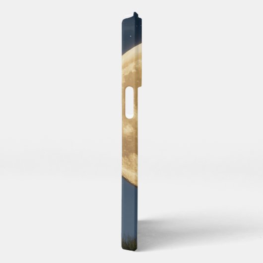 iPhone 13 Pro cat and moon phone case iPhone Hoesje (Rechterkant)