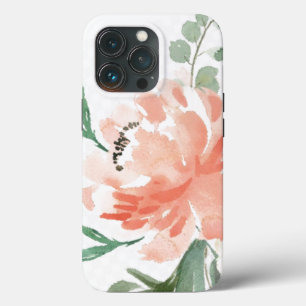 iPhone 13 Pro-Hoesje - Waterverven Peony Pink Case-Mate iPhone Case